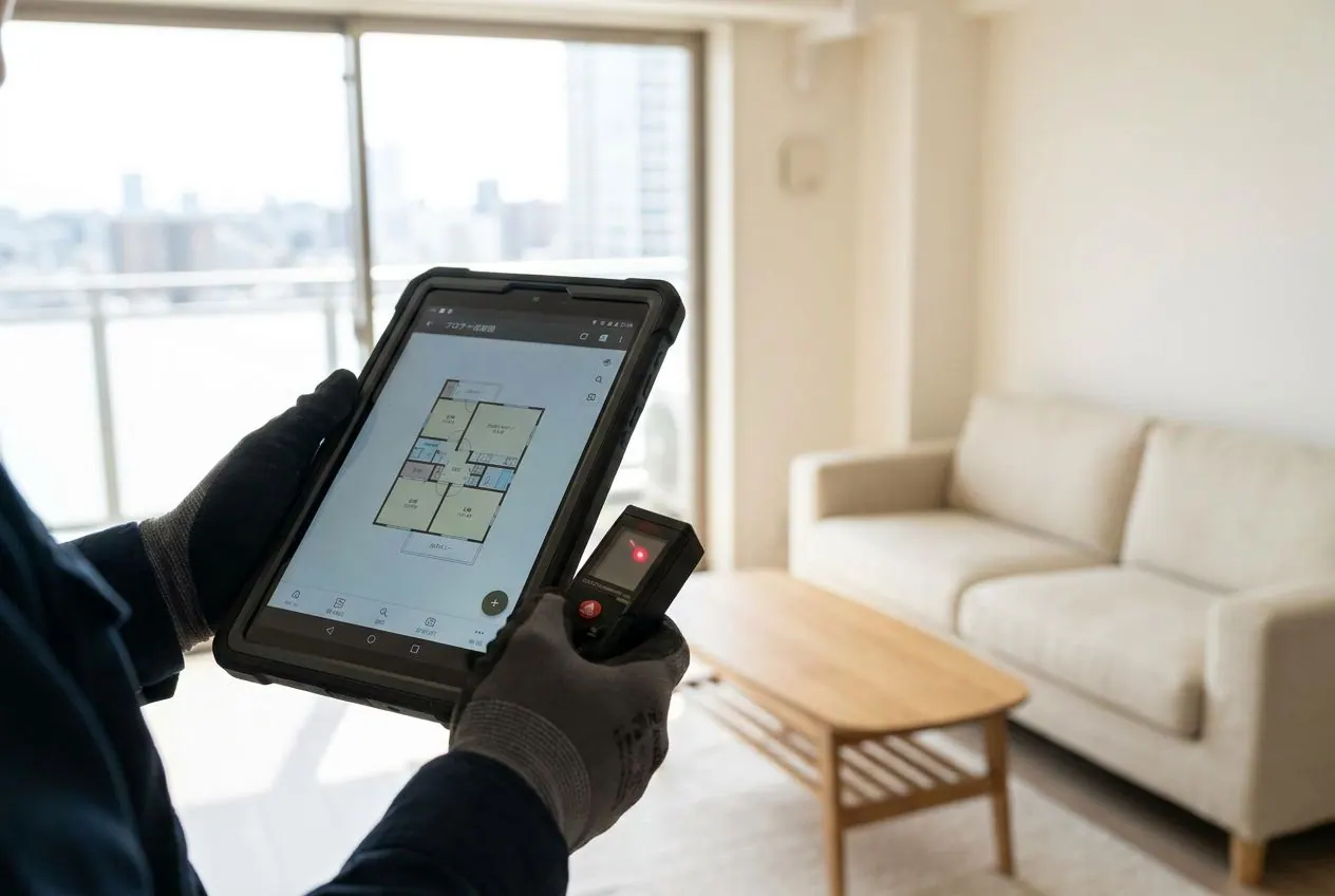 Saisie d'un plan sur tablette
